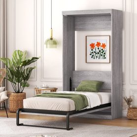 Twin Size Murphy Bed, Can Be Folded Into A Cabinet 24 Twin Size Murphy Bed, Can Be Folded Into A Cabinet