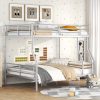 Full Over Queen Metal Bunk Bed