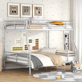 Full Over Queen Metal Bunk Bed