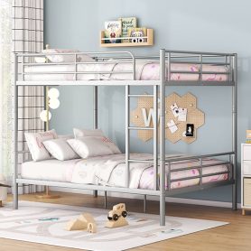 Full Over Full Metal Bunk Bed