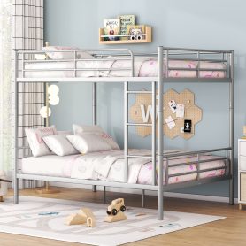 Full Over Full Metal Bunk Bed