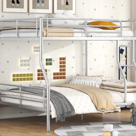Full Over Queen Metal Bunk Bed