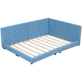Upholstered Queen Size Platform Bed with USB Ports 21 Upholstered Queen Size Platform Bed with USB Ports