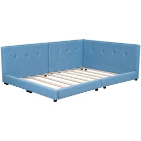 Upholstered Queen Size Platform Bed with USB Ports 22 Upholstered Queen Size Platform Bed with USB Ports