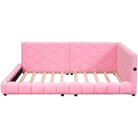 Upholstered Full Size Platform Bed With USB Ports And LED Belt 28 Upholstered Full Size Platform Bed With USB Ports And LED Belt