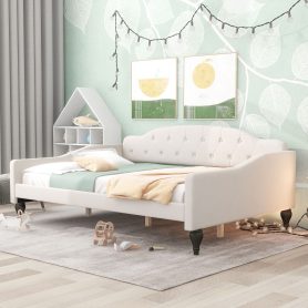 Full Size Upholstered Tufted Daybed