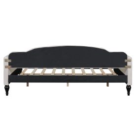 Full Size Upholstered Tufted Daybed