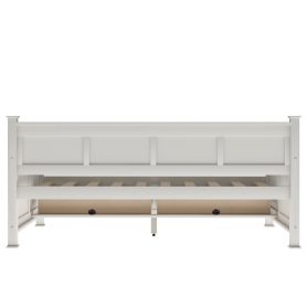 X-Shaped Twin Size Daybed with 2 Large Drawers