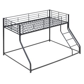 Metal Twin XL over Queen Floor Bunk Bed