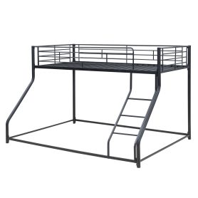 Metal Twin XL over Queen Floor Bunk Bed