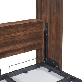 Twin Size Murphy/Wall Bed With Cabinet