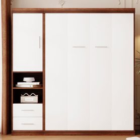 Full Size Murphy Bed With Cabinet