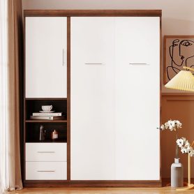 Twin Size Murphy/Wall Bed With Cabinet