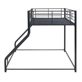 Metal Twin XL over Queen Floor Bunk Bed