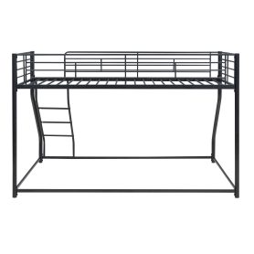 Metal Twin XL over Queen Floor Bunk Bed