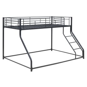Metal Twin XL over Queen Floor Bunk Bed
