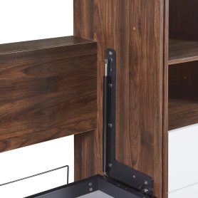 Full Size Murphy Bed With Cabinet