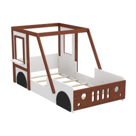 Twin Size Car-Shaped Platform Bed For Kids 26 Twin Size Car-Shaped Platform Bed For Kids