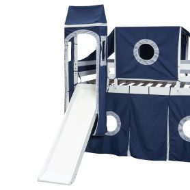 Full Size Loft Bed With Tent And Tower