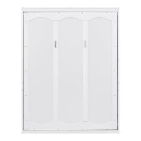 Queen Size Murphy / Wall Bed With Shelves