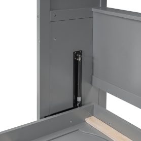 Queen Size Murphy Bed Wall Bed With Shelves