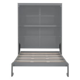 Queen Size Murphy Bed Wall Bed With Shelves