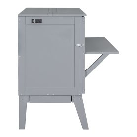 Full Size Murphy Bed with USB Port and removable Shelves