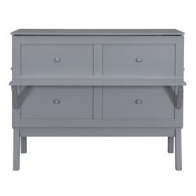 Full Size Murphy Bed with USB Port and removable Shelves