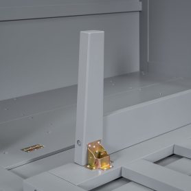 Full Size Murphy Bed with USB Port and removable Shelves