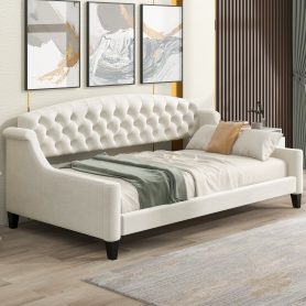 Modern Luxury Tufted Button Daybed, Twin Size