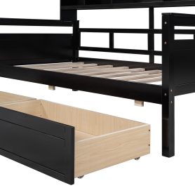 Twin Size Daybed With Bedside Shelves And Two Drawers 29 Twin Size Daybed With Bedside Shelves And Two Drawers