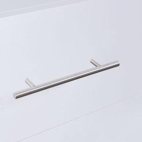 Twin Size Murphy Bed with Open Shelves and Storage Drawers, Built-in Wardrobe and Table