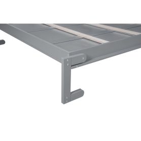 Queen Size Murphy Bed Wall Bed with Shelves and LED Lights