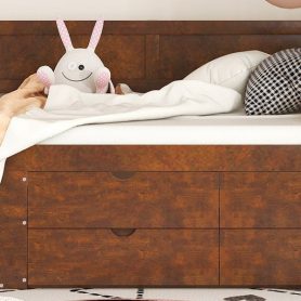 Twin Size Daybed With Drawers And Shelves