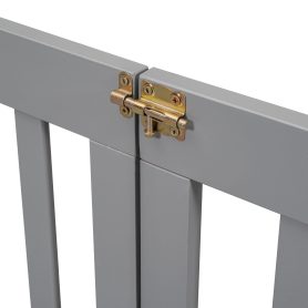 Full House-Shaped Headboard Floor Bed with Fence