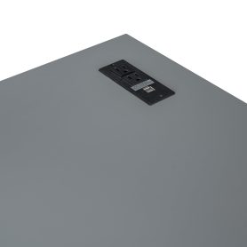 Full-Over-Full Bunk Bed With Twin Size Trundle, Storage And Desk