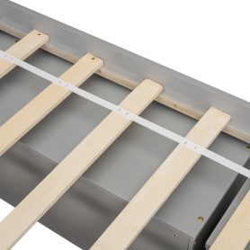 Versatile Full Daybed with Trundle,Under bed Storage Box and Nightstand