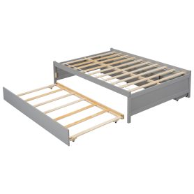 Versatile Full Daybed with Trundle,Under bed Storage Box and Nightstand