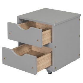 Versatile Full Daybed with Trundle,Under bed Storage Box and Nightstand