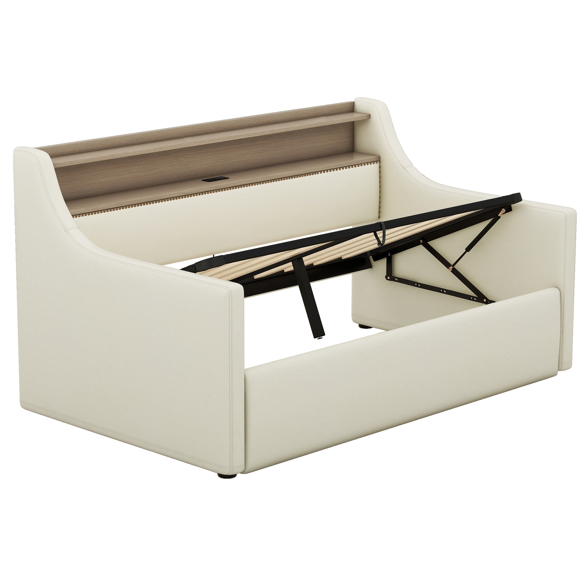 Twin Size Daybed with Hydraulic Storage