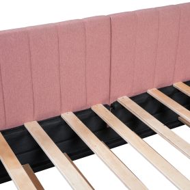 Upholstered Daybed with Trundle, Twin Size