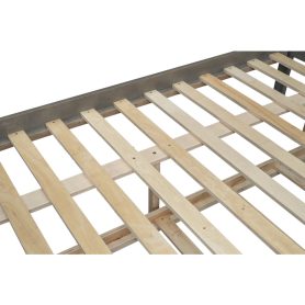 Wood Twin Over Full Bunk Bed With Twin Size Trundle