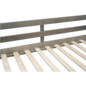 Wood Twin XL over Queen Bunk Bed with Ladder