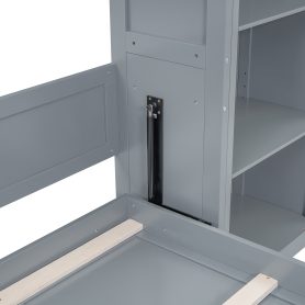 Queen Size Wall Bed Murphy Bed With Shelves