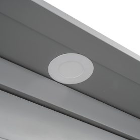 Full Size Murphy Bed Wall Bed with Shelves and LED Lights