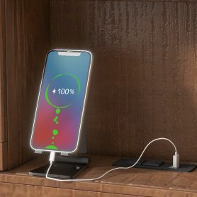 Twin Size Lounge Daybed with Storage Shelves, Cork Board, USB Ports and 3 Drawers