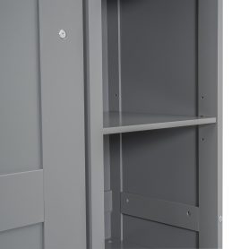 Full Size Murphy Bed Wall Bed with Shelves and LED Lights