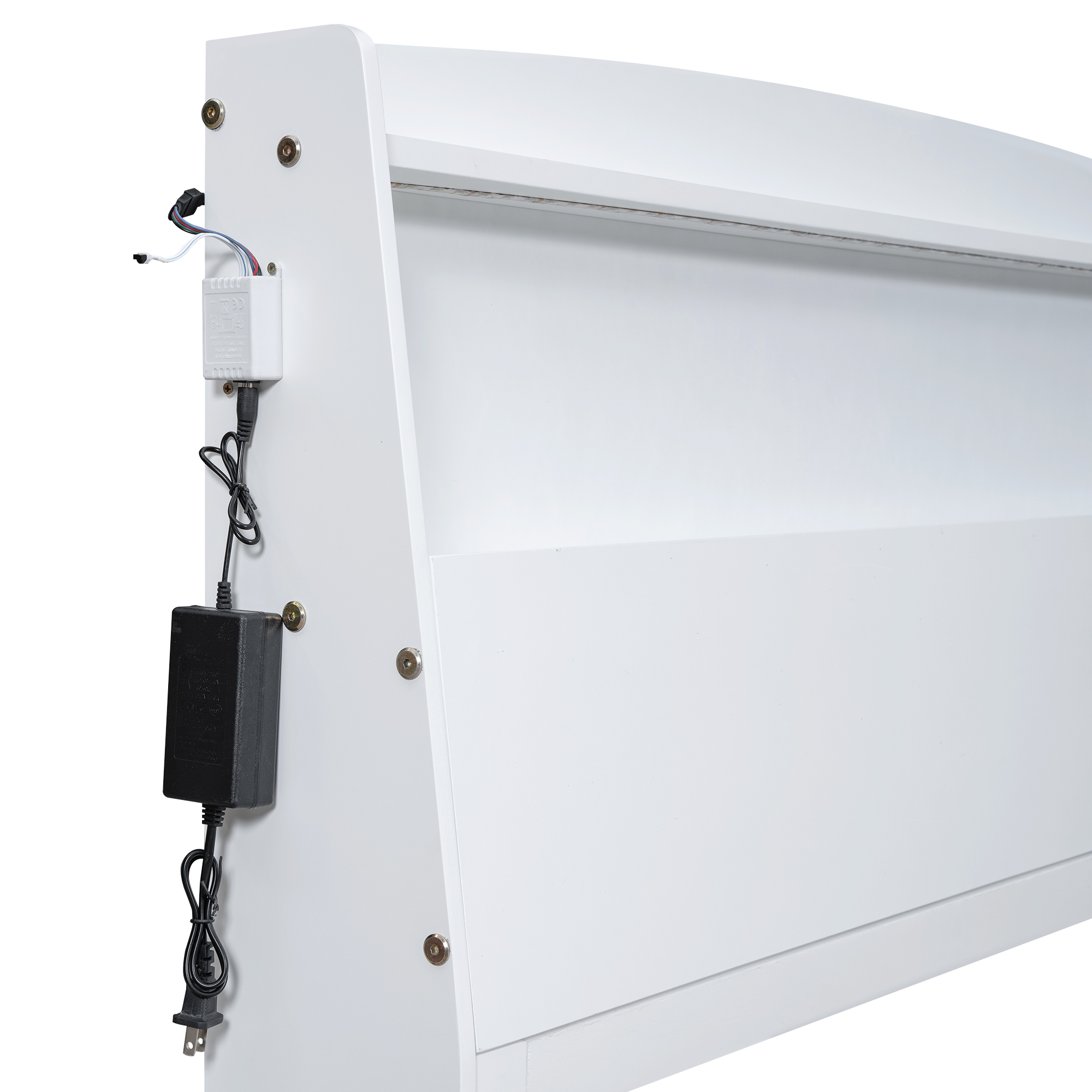 Full Size Platform Bed with Storage LED Headboard, Twin Size Trundle and 3 Drawers 11 Full Size Platform Bed with Storage LED Headboard, Twin Size Trundle and 3 Drawers