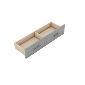 Queen Size Murphy Bed with Shelves, Drawers and USB Ports