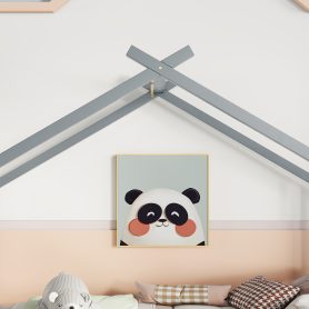 Twin Size House-shaped Bed with Trundle